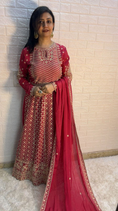 Party Wear Floor Length Gown