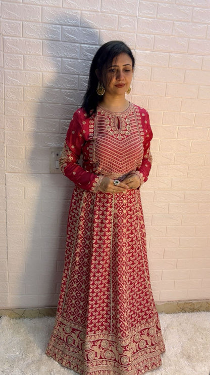 Party Wear Floor Length Gown