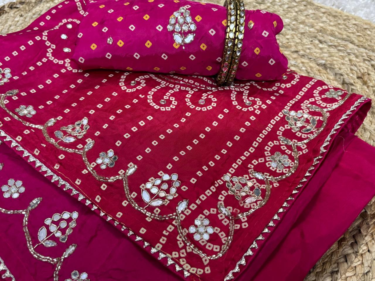 Jaipuri Soft Silk Saree for wedding and festive wear